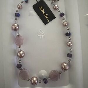 Violet Rose Necklace